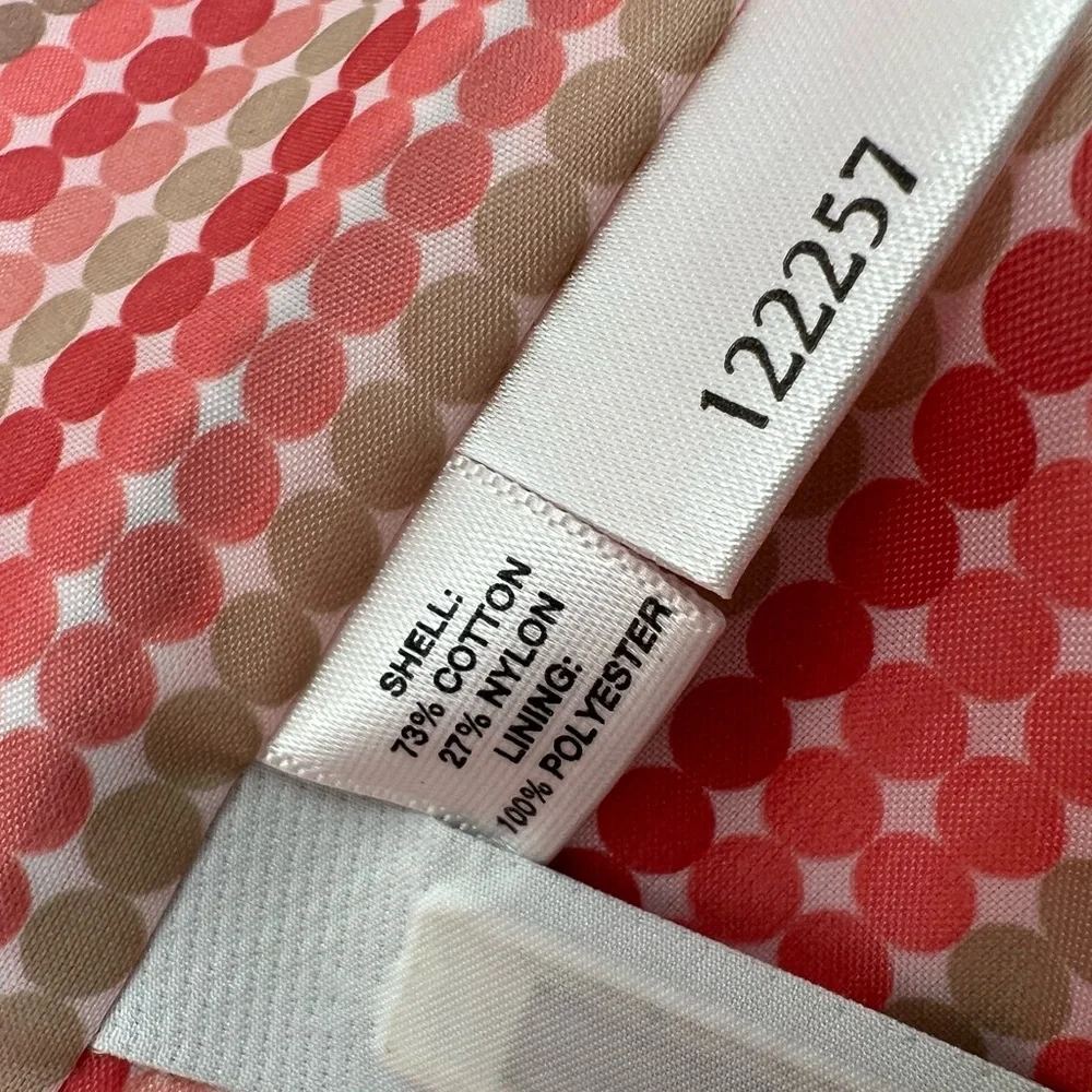 LOFT PETITES NWOT RAIN COAT W/POLKA‎ DOT LINING, DEEP POCKETS, STYLISH WELL MADE - Picture 8 of 9